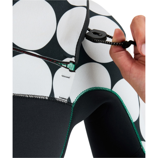 2026 Roxy Kvinder Rise Naturlig 3/2mm Chest Zip Våddragt 26BW213506 - Salt Krystal